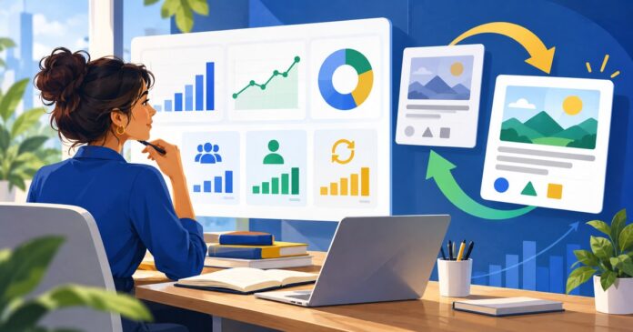 Editorial illustration for Engage content marketing article 3